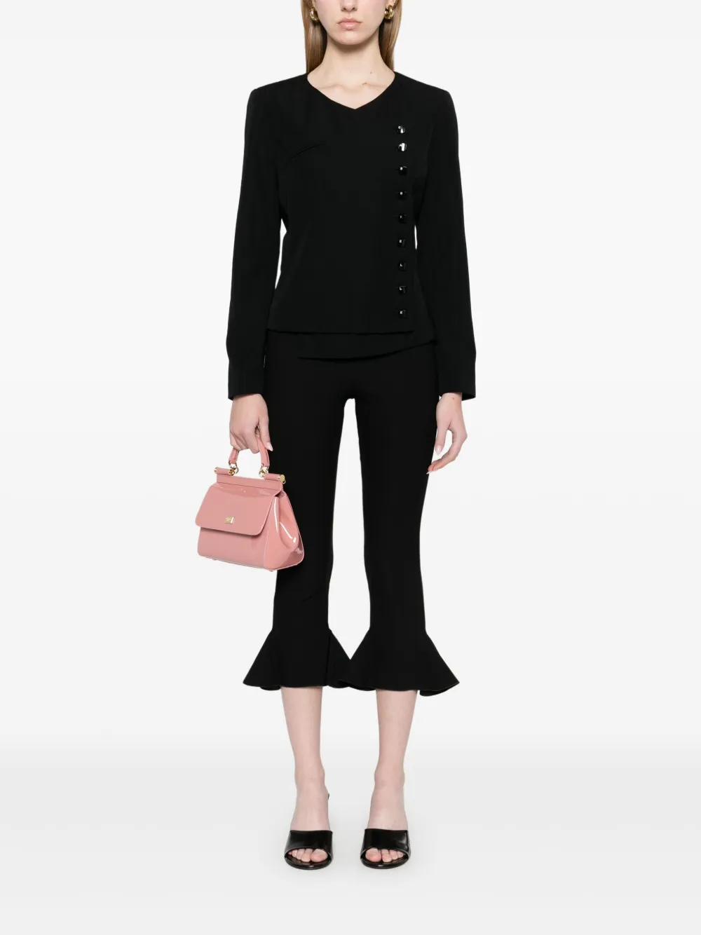 CHANEL Pre-Owned chamarra asimétrica | Image 2