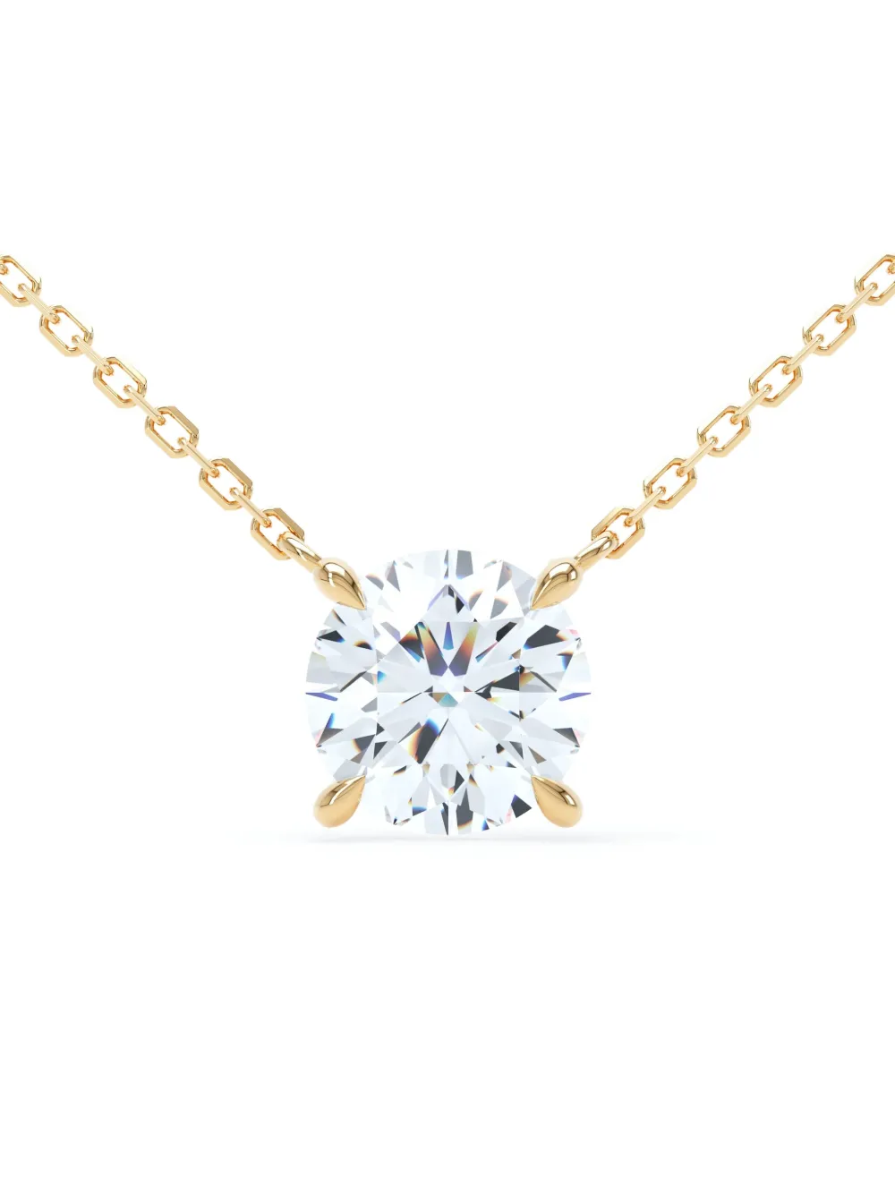Loev 18kt Recycled Yellow Gold Floating Brilliant Diamond Necklace In Gold