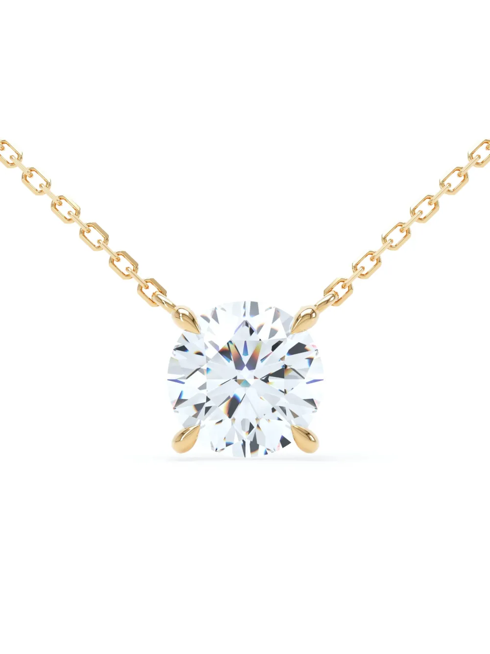 Loev 18kt Recycled Yellow Gold Floating Brilliant Diamond Necklace In Gold