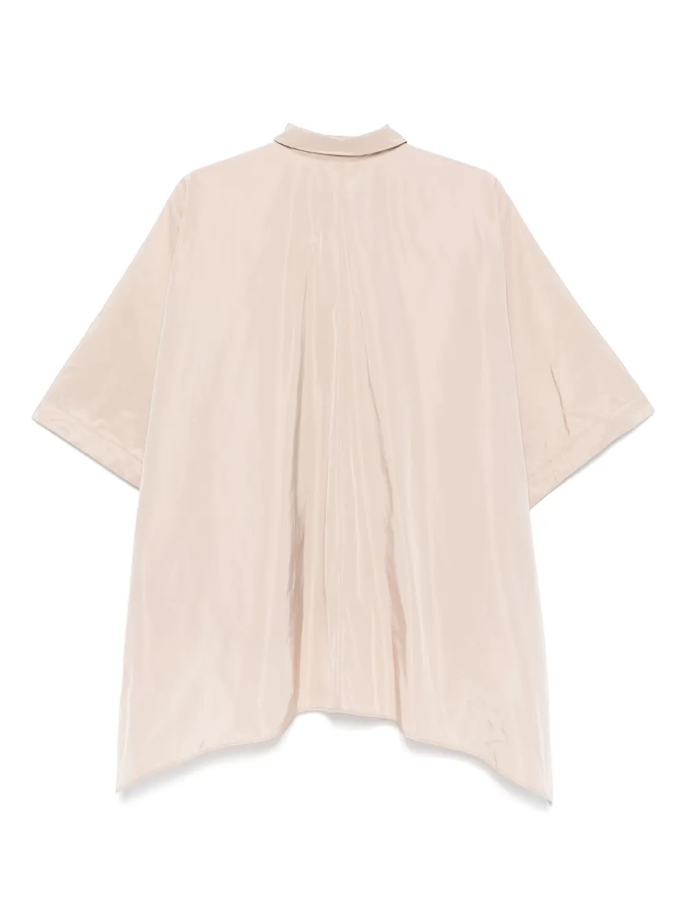 ASPESI Blouse van technische stof - Beige