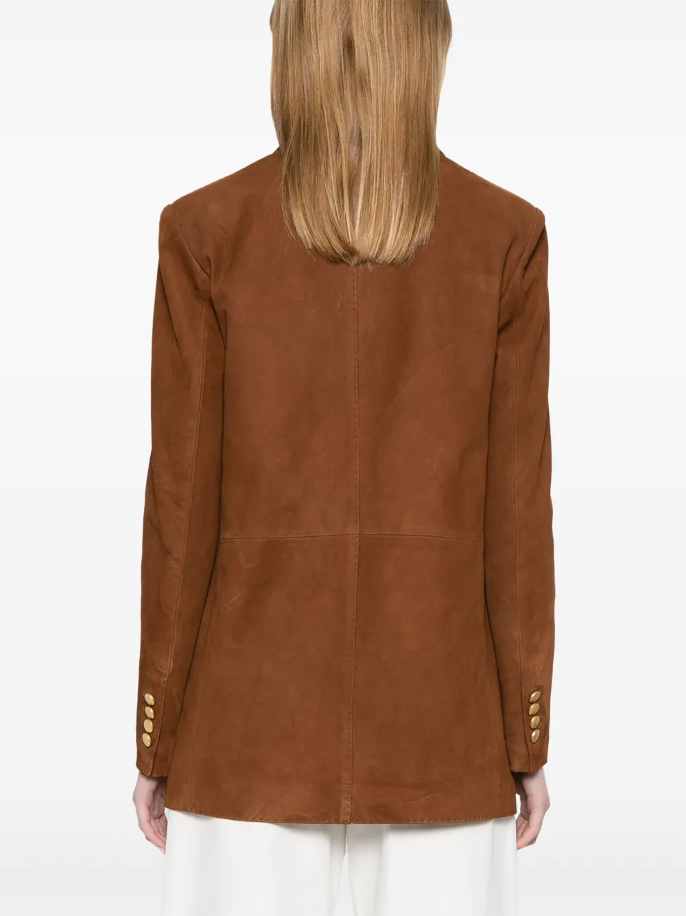 Tagliatore Josie Double-breasted Tailored Jacket In Brown