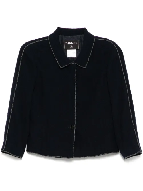 Veste à bords francs - CHANEL Pre-Owned - Modalova