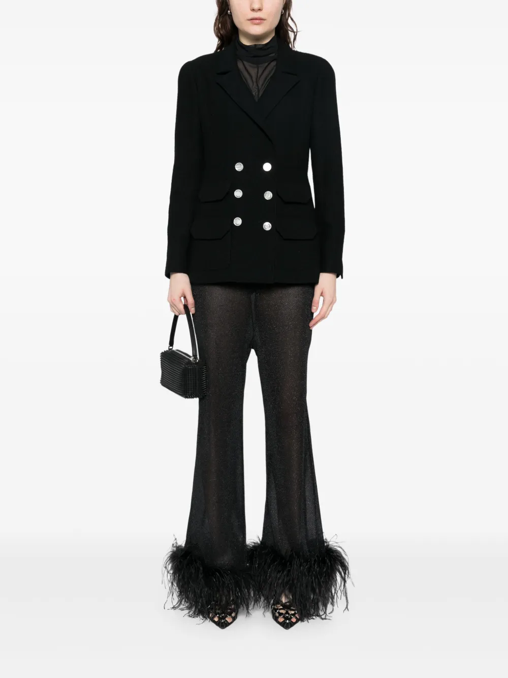 CHANEL Pre-Owned blazer con doble botonadura | Image 2