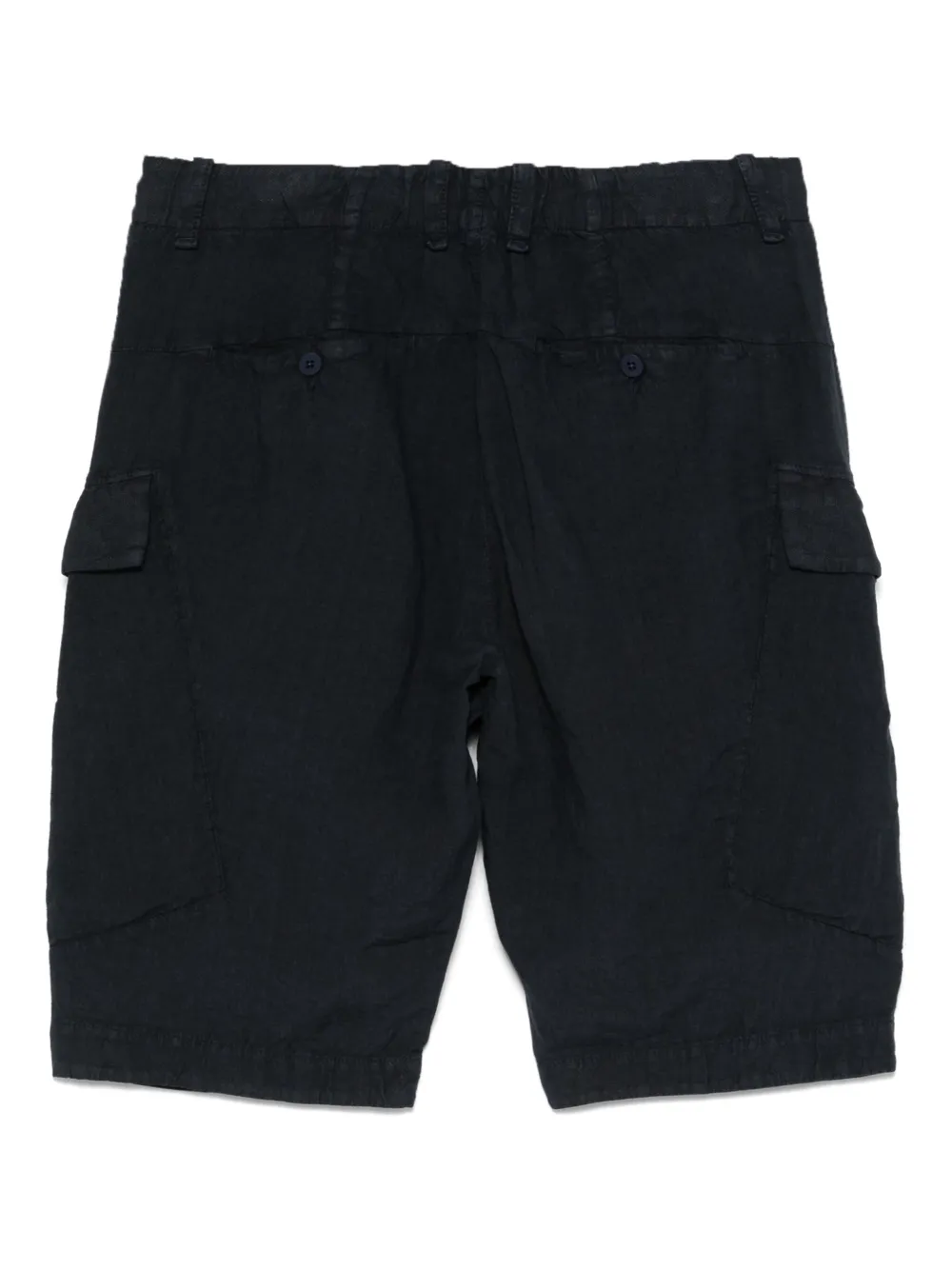 Transit linen cargo shorts - Blauw