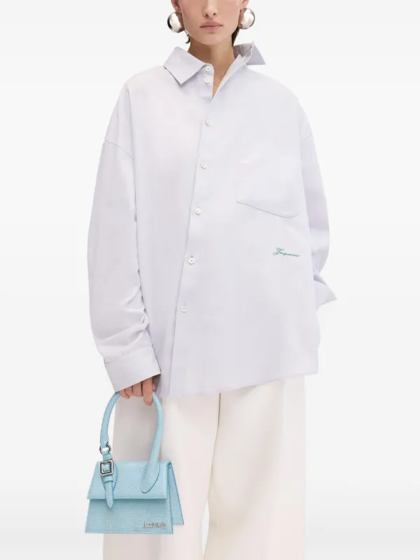 JACQUEMUS ライトブルー ミニショルダーバッグ Jacquemus Le Chiquito Mini Bag | Blue | FARFETCH