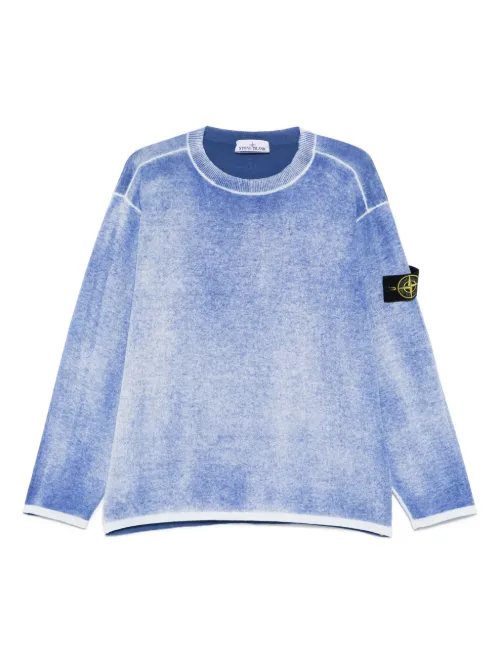 Sweat en coton à patch Compass - Stone Island - Modalova