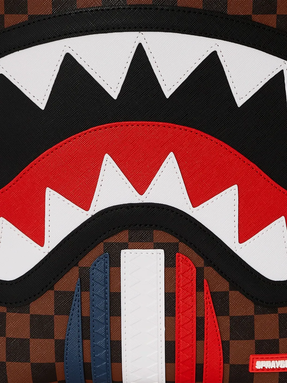 sprayground kid Rugzak met logopatch Bruin