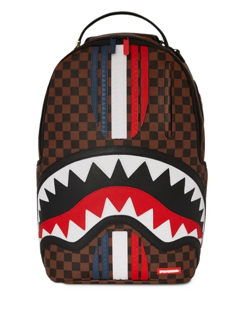 sprayground kid logo-patch backpack 