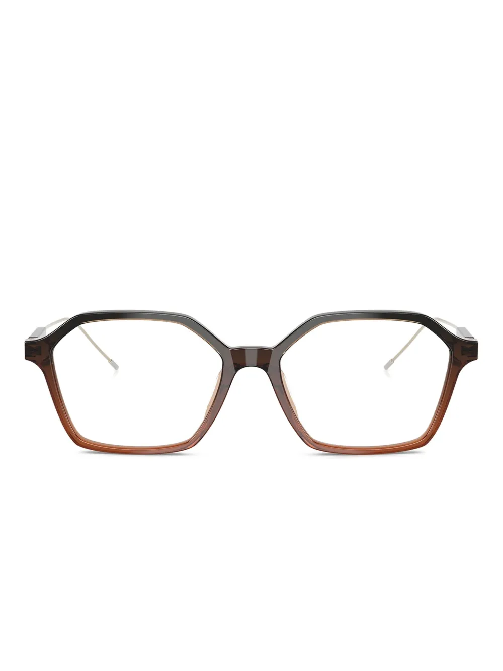 Brunello Cucinelli lunettes de vue à monture géométrique - Noir Brunello Cucinelli lunettes de vue à monture géométrique - Noir