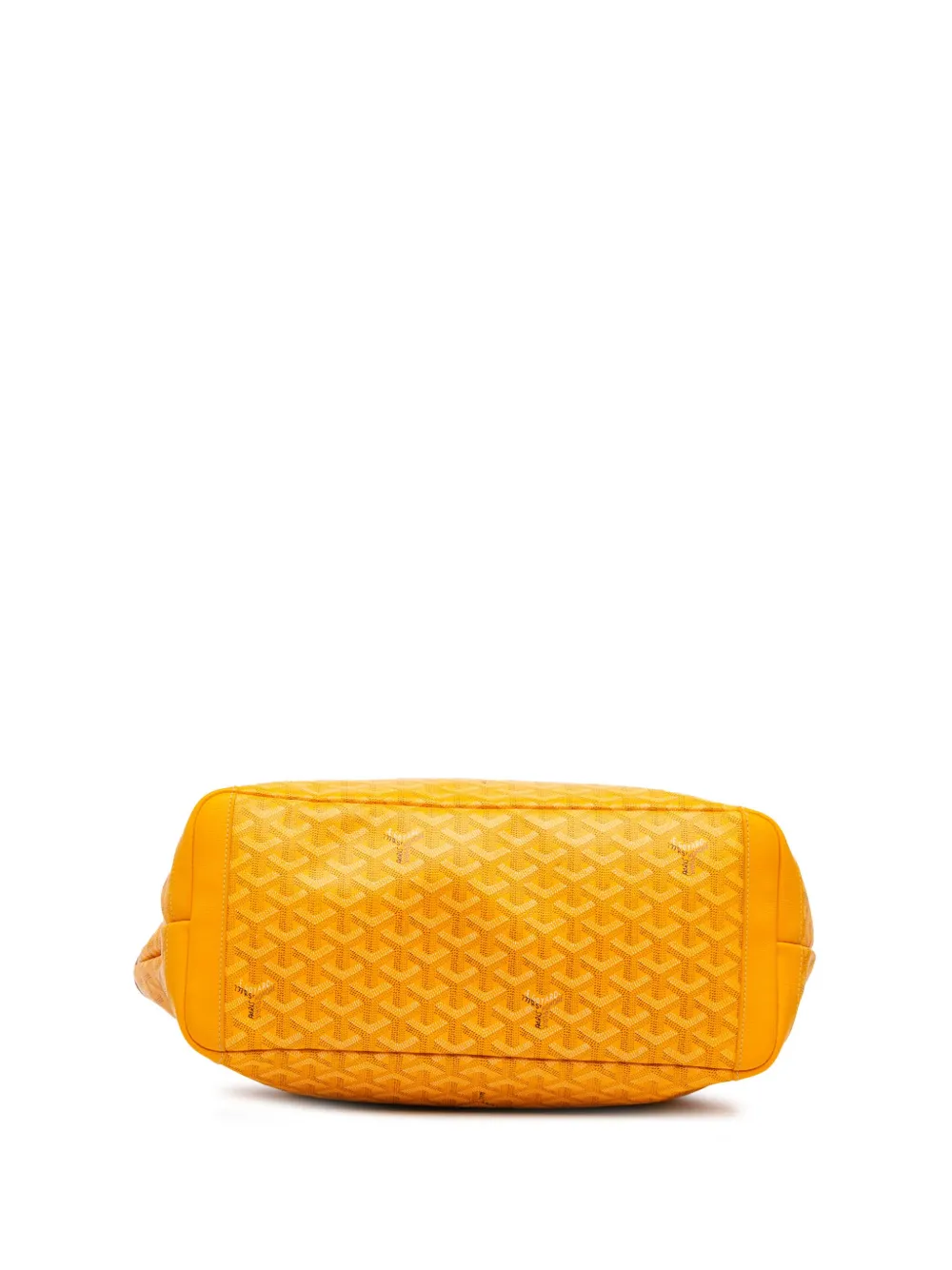 Pre-owned Goyard 2020 Ine Artois Mm Tote Bag In Yellow