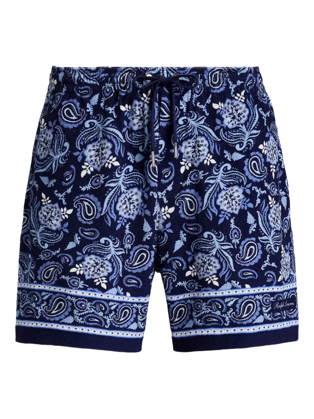 Ralph Lauren Purple Label Zwembroek met paisley-print Blauw