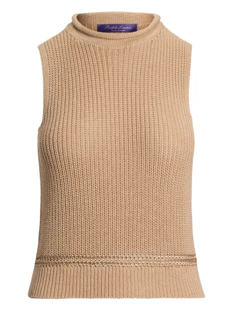 Ralph Lauren Collection ribbed sleeveless top