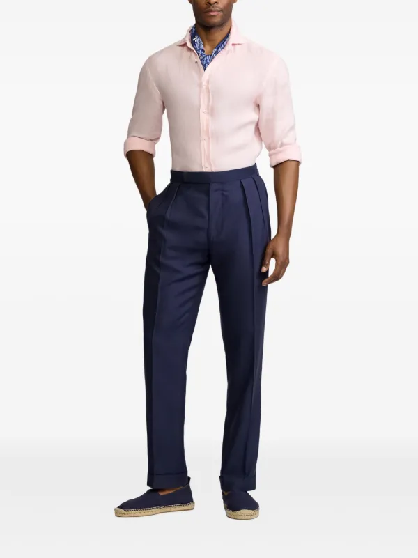 Ralph Lauren Purple Label リネンシャツ POLO RALPH LAUREN Ralph Lauren ラルフローレン Purple Label