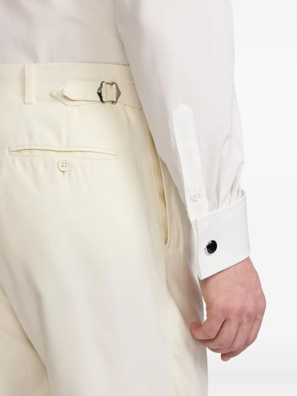 Ralph Lauren Purple Label シルク パンツ | ホワイト | FARFETCH JP