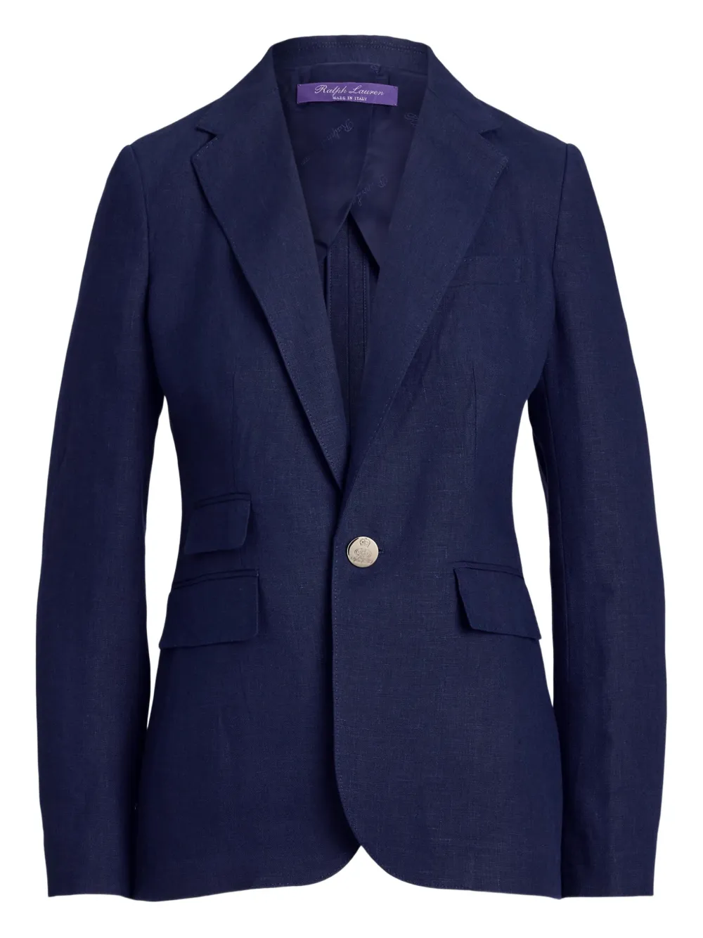 tailored linen blazer