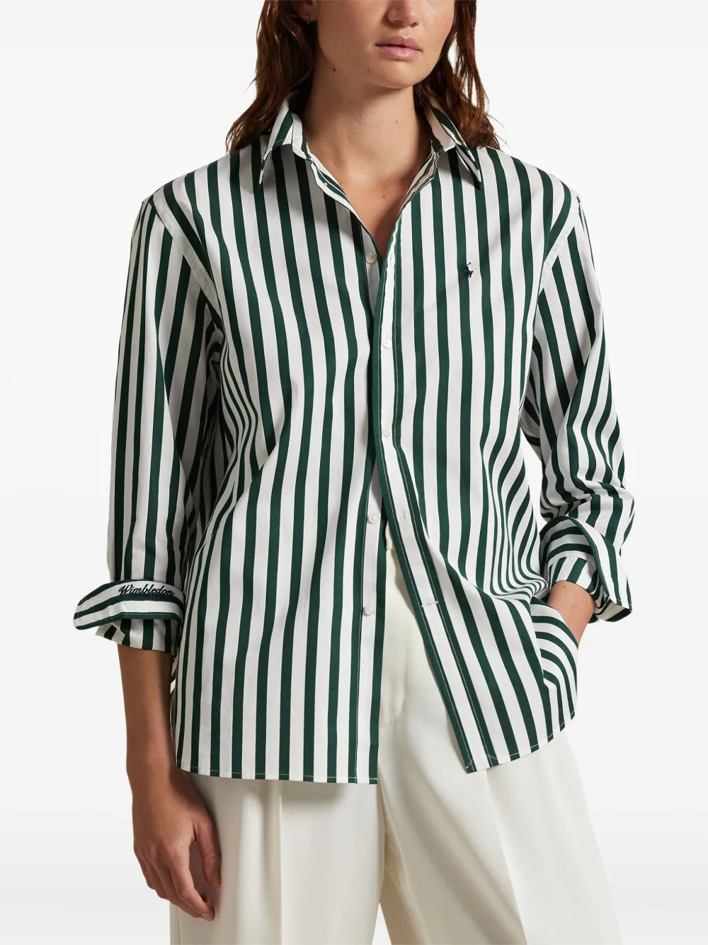 Polo Ralph Lauren Gestreept blouse Groen