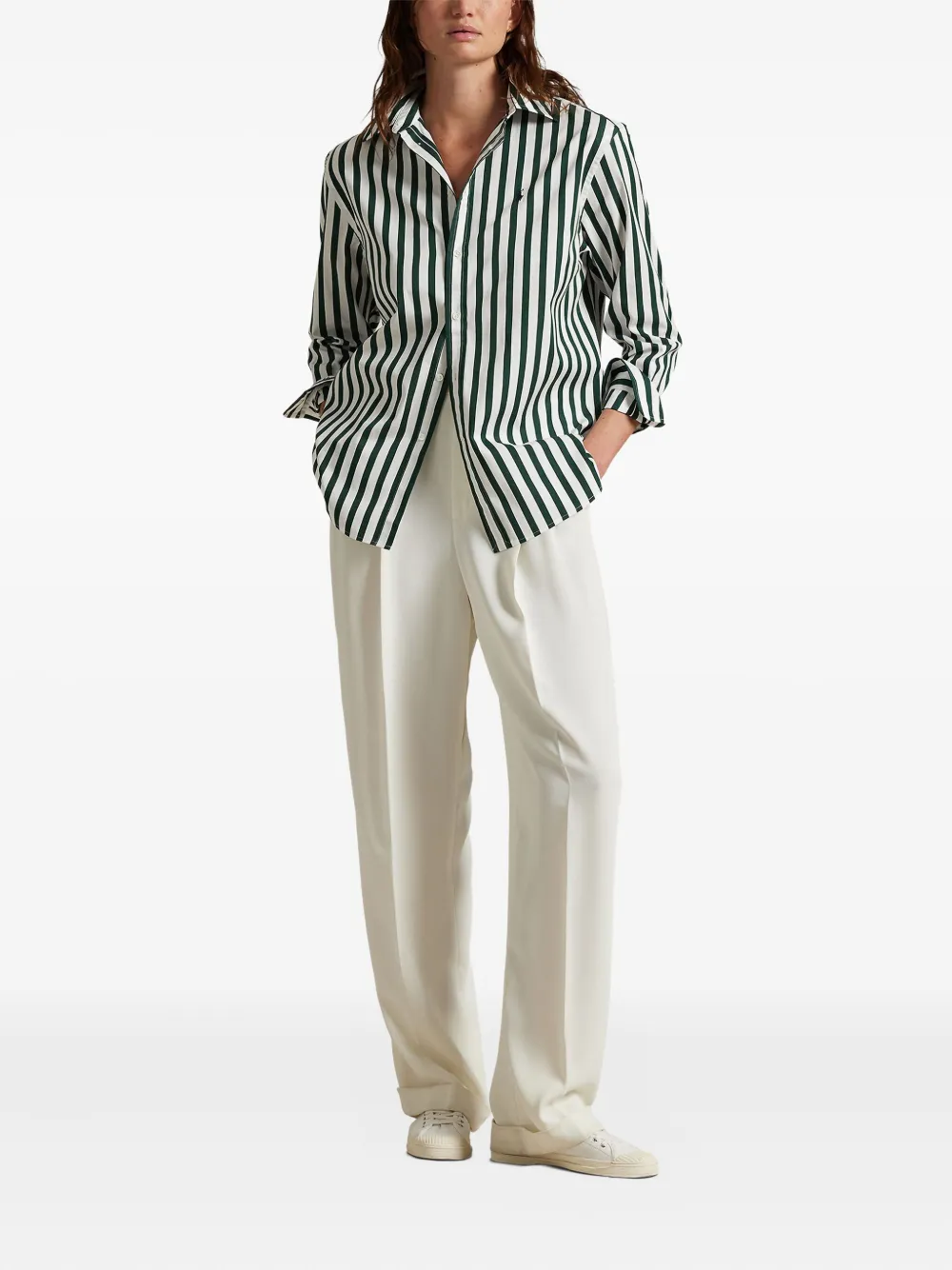 Polo Ralph Lauren Gestreept blouse Groen