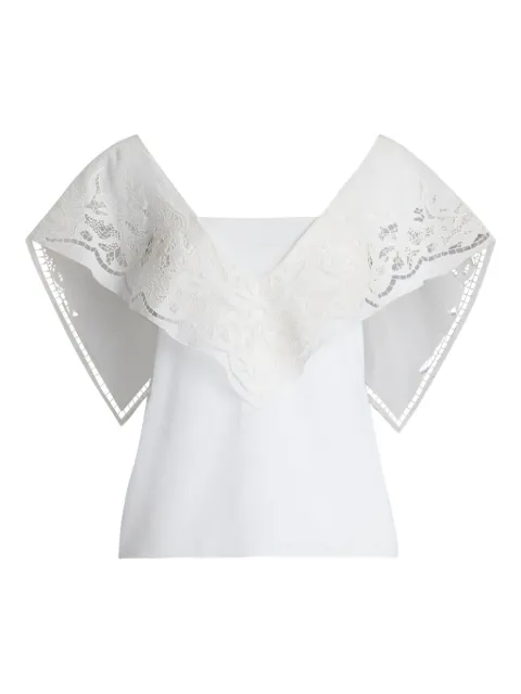 Ralph Lauren Collection top con detalle de encaje