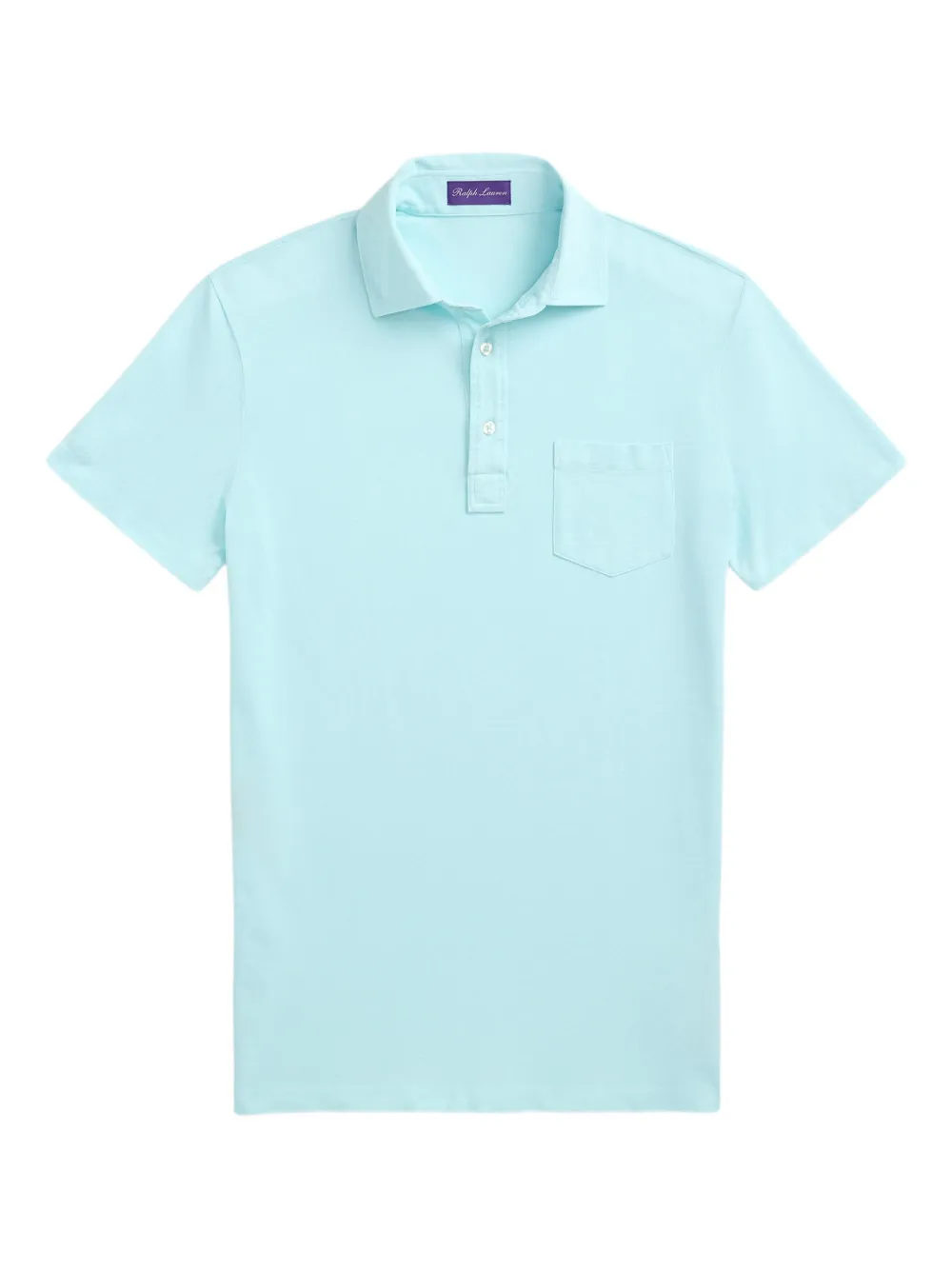 Ralph Lauren Purple Label Katoenen poloshirt Blauw