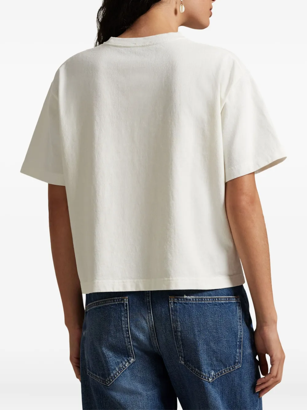 Polo Ralph Lauren T-shirt met geborduurd logo Wit