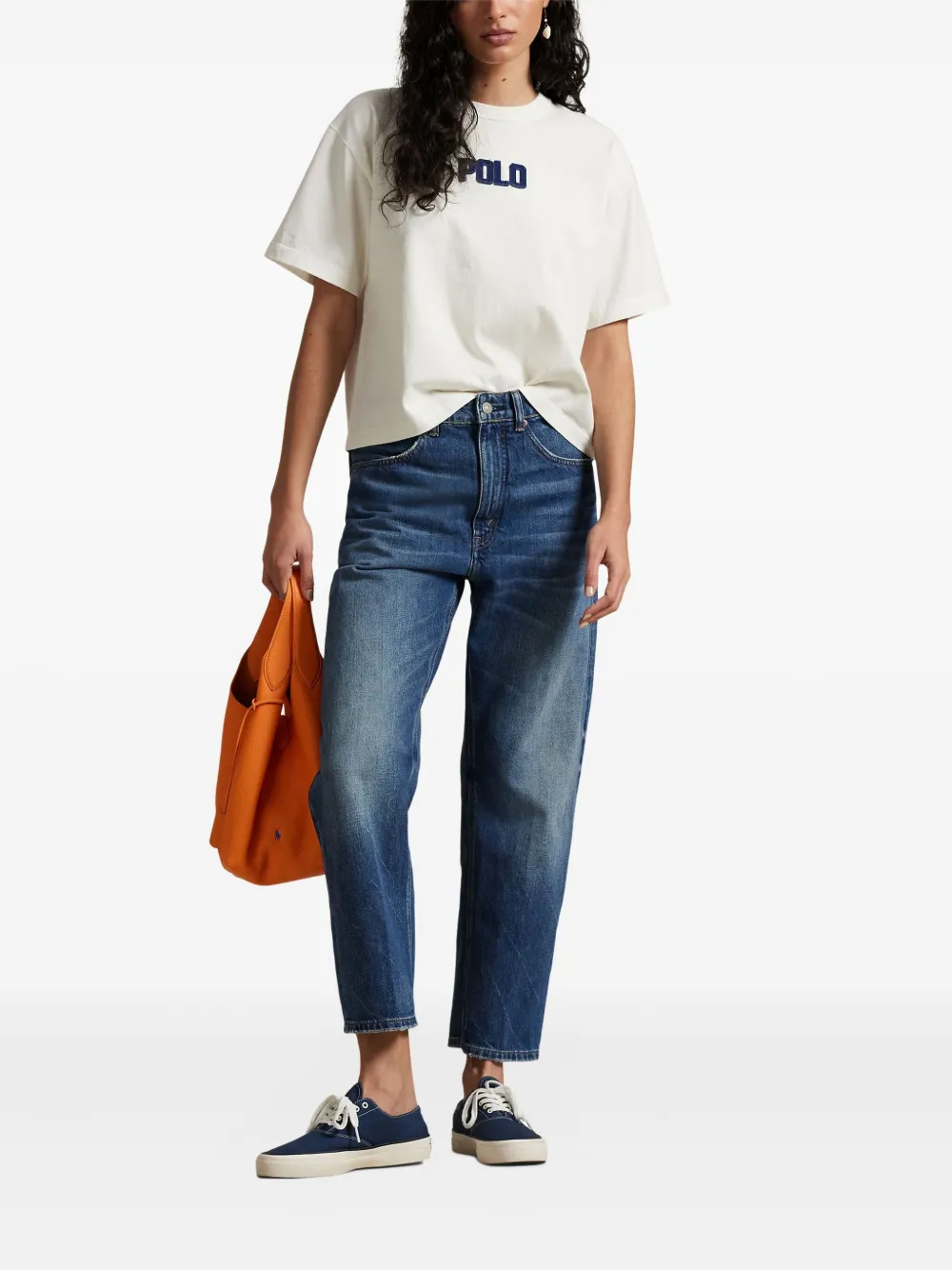 Polo Ralph Lauren T-shirt met geborduurd logo Wit