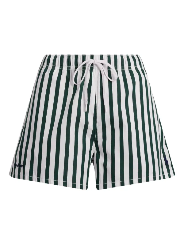 Polo Ralph Lauren アイボリー ストライプ ショートパンツ M Polo Ralph Lauren ストライプ ショートパンツ | グリーン | FARFETCH JP