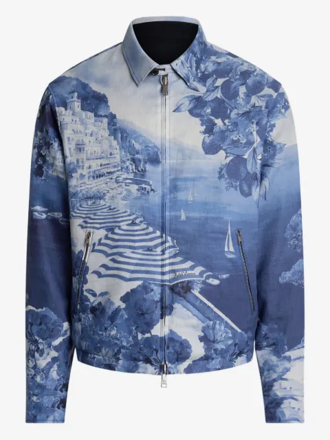 Ralph Lauren Purple Label Jack met grafische print