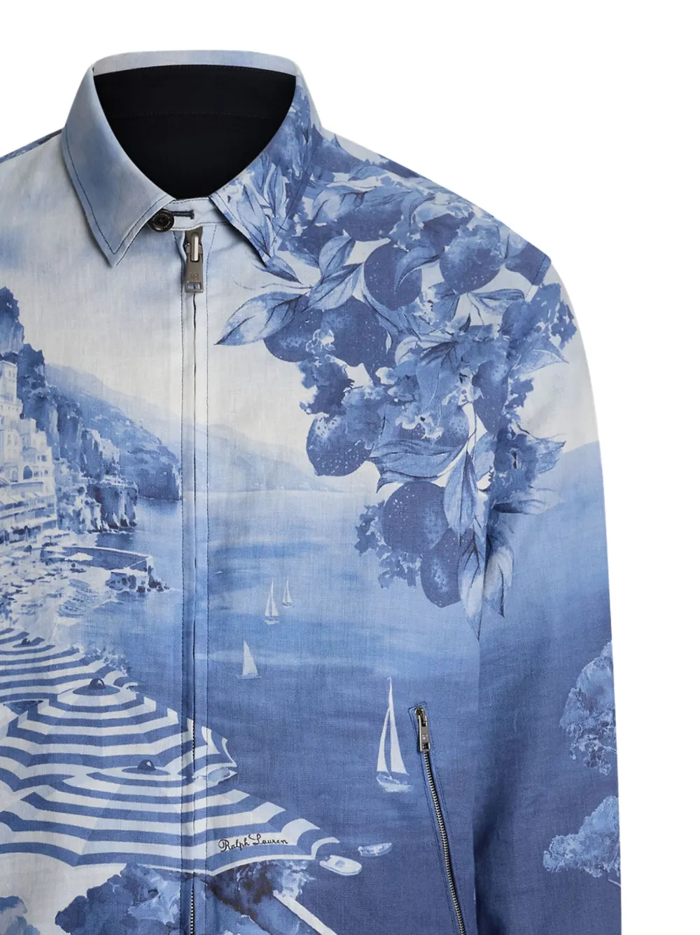 Ralph Lauren Purple Label graphic-print jacket | Bomber Jackets | Image 2