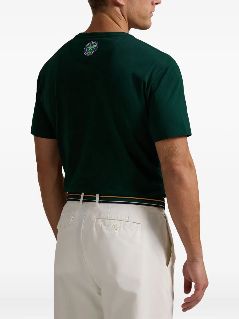 Polo Ralph Lauren x Wimbeldon T-shirt met grafische print Groen