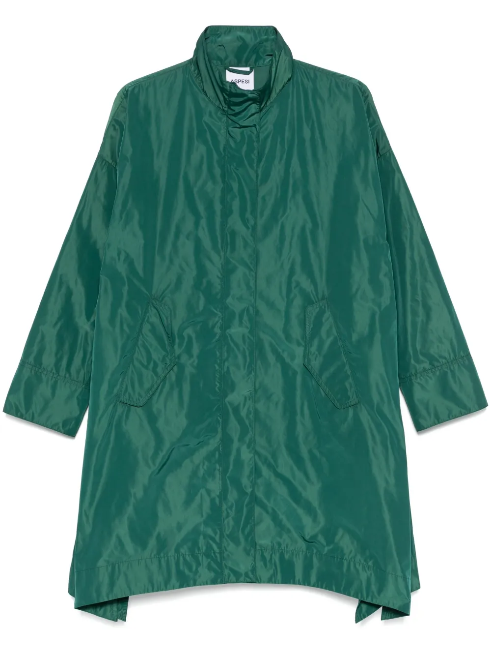 ASPESI Parka met zijsplit Groen