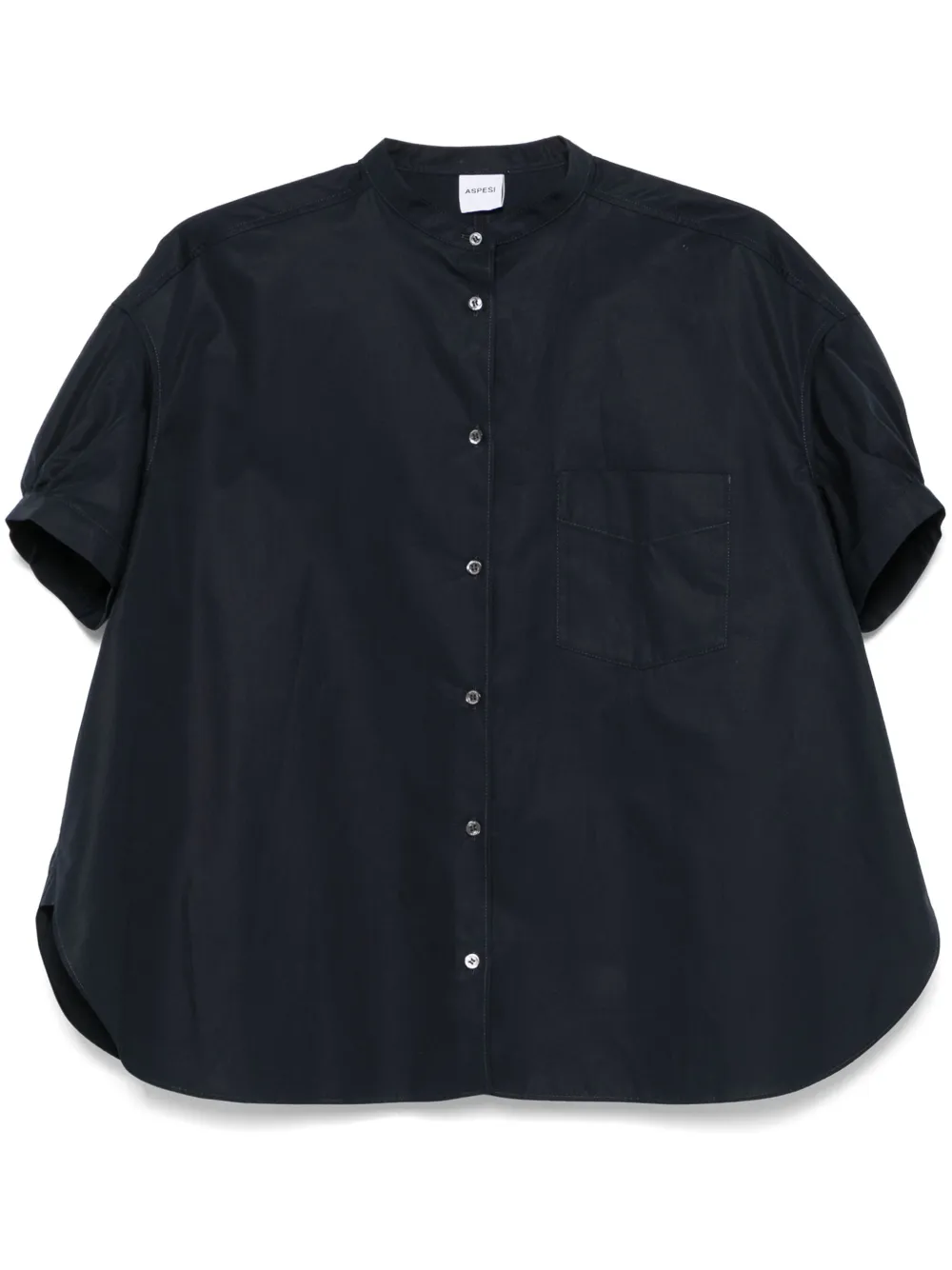 short-sleeve poplin shirt