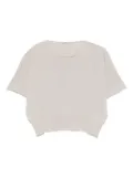 Transit seam-detail T-shirt - Neutrals