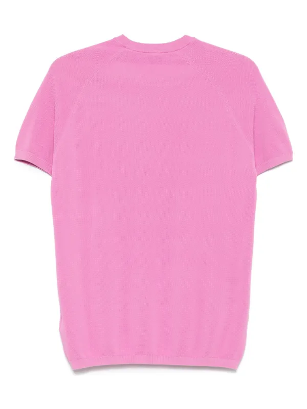 ASPESI piqué-knit T-shirt Pink FARFETCH IN