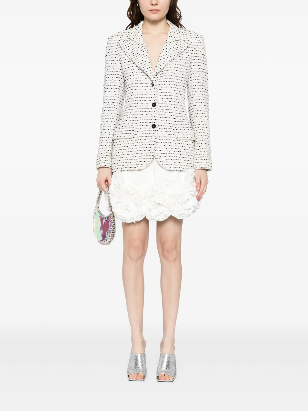CHANEL Pre-Owned جاكيت 'مونوكروم' | Image 2
