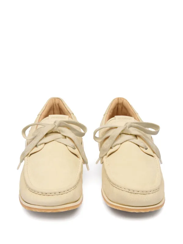 フラットシューズ Jacquemus 'Les Batto' Boat Shoe Jacquemus Men's Les Batto Calfskin Boat Shoes - Bergdorf Goodman
