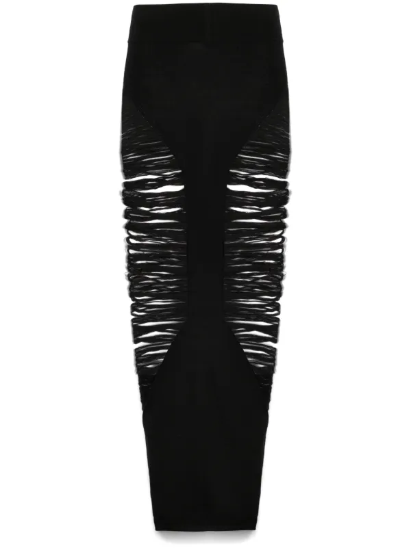 スカート RICK OWENS 'Pillar long' skirt Black  RP01E7331P 29055561_58236397_600.jpg