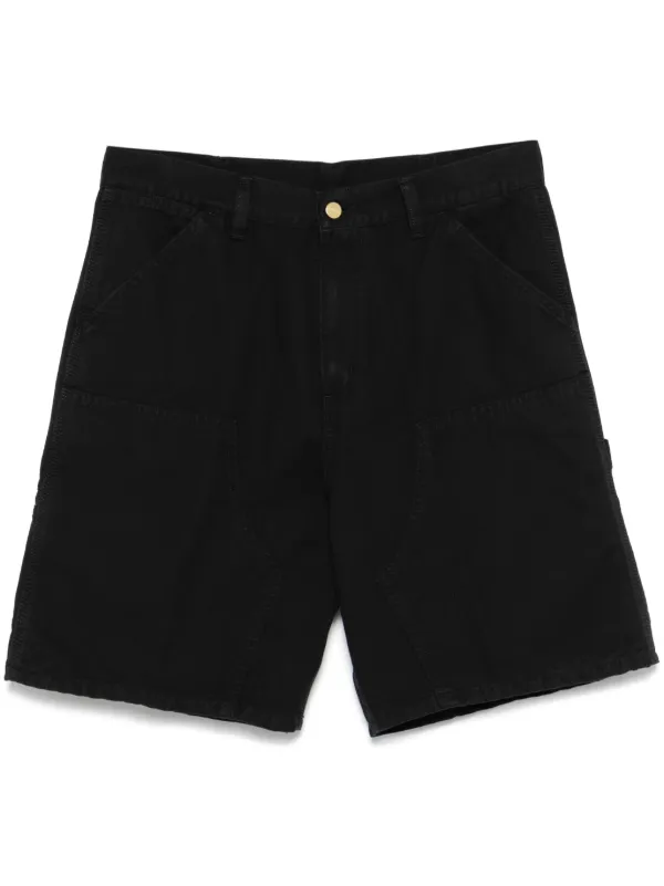 パンツ Carhartt Doubleknee Shorts Pants Black Carhartt Double Knee Shorts - Black | Flatspot