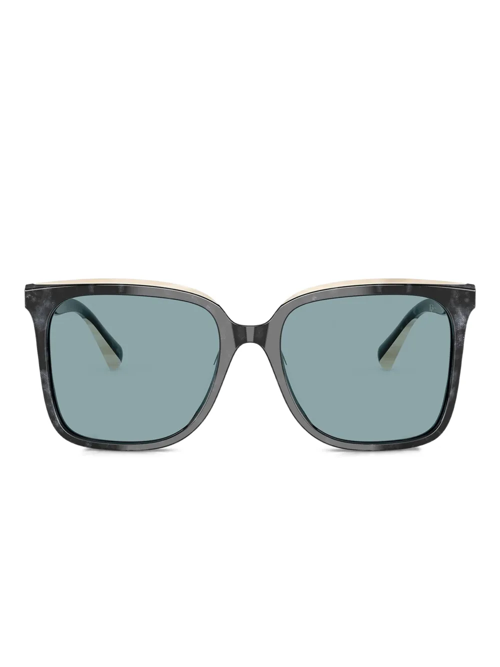 Brunello Cucinelli Zonnebril met vierkant montuur Zwart