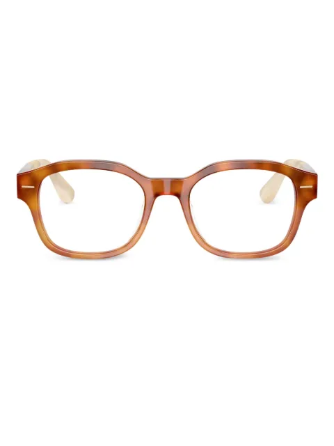 Brunello Cucinelli rectangle-frame glasses