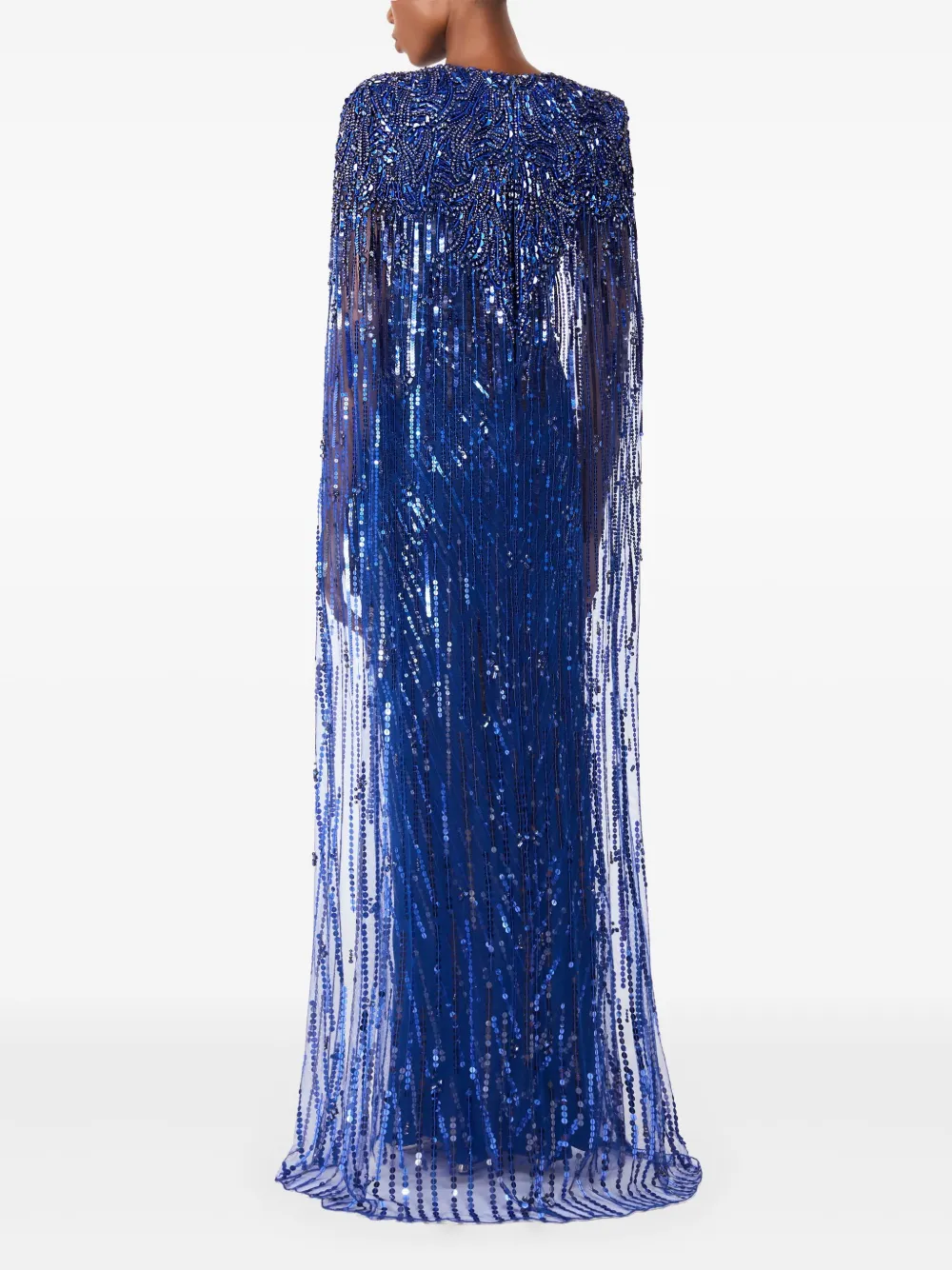 Jenny Packham Jurk verfraaid met pailletten Blauw