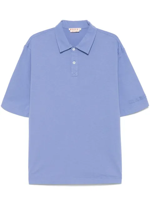 Marni playera tipo polo de tejido jersey