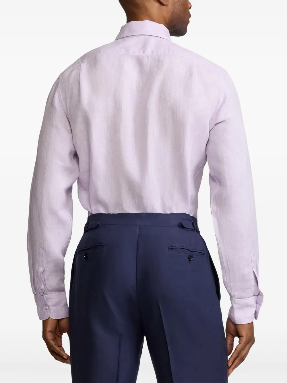 Ralph Lauren Purple Label Linnen overhemd Paars