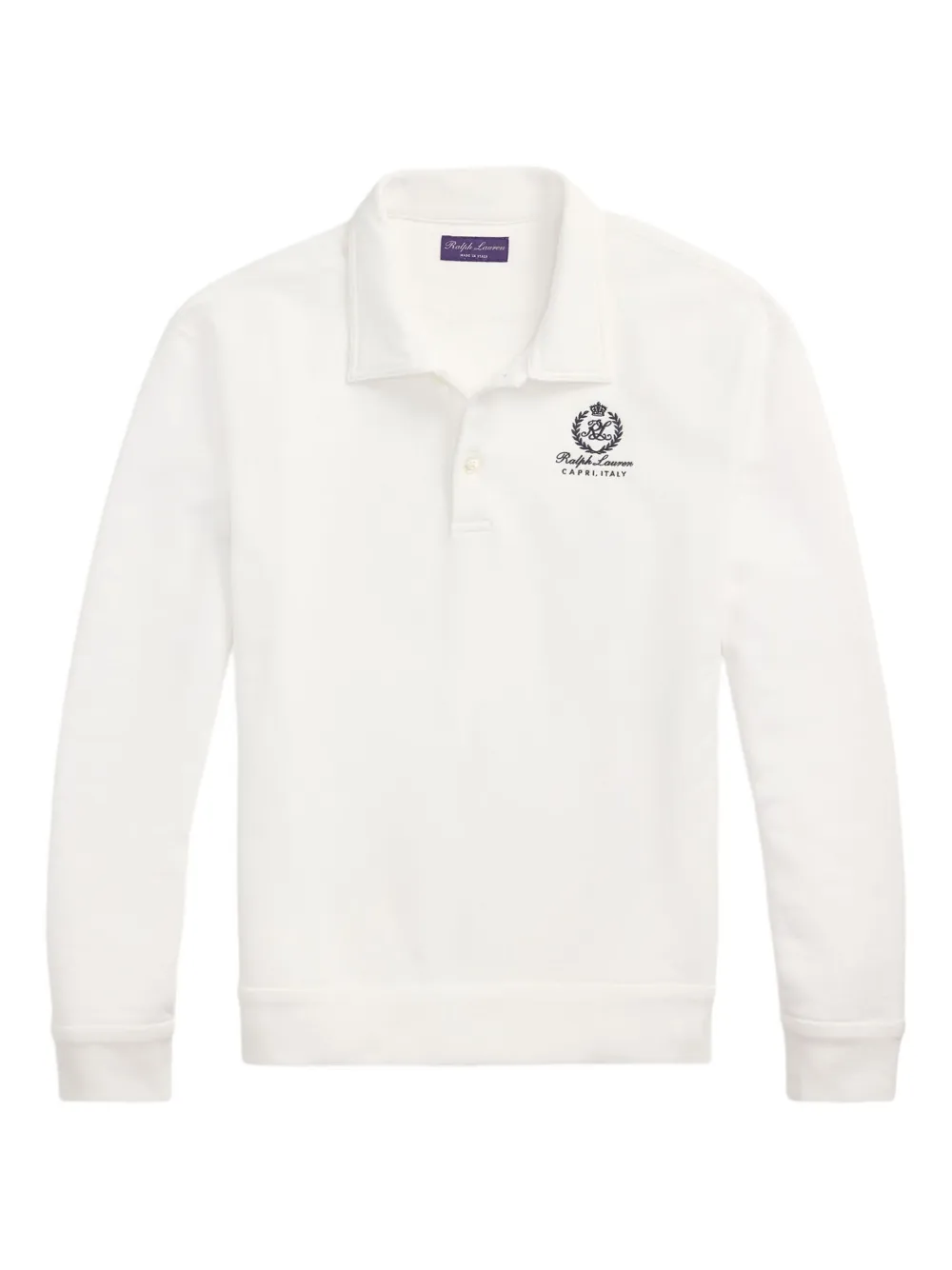Ralph Lauren Collection デコラティブ ポロシャツ - ホワイト Ralph Lauren Collection デコラティブ ポロシャツ - ホワイト