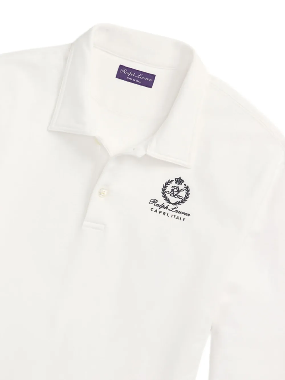 Ralph Lauren Collection Poloshirt verfraaid met logo - Wit