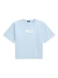 Polo Ralph Lauren logo-lettering T-shirt - Blue