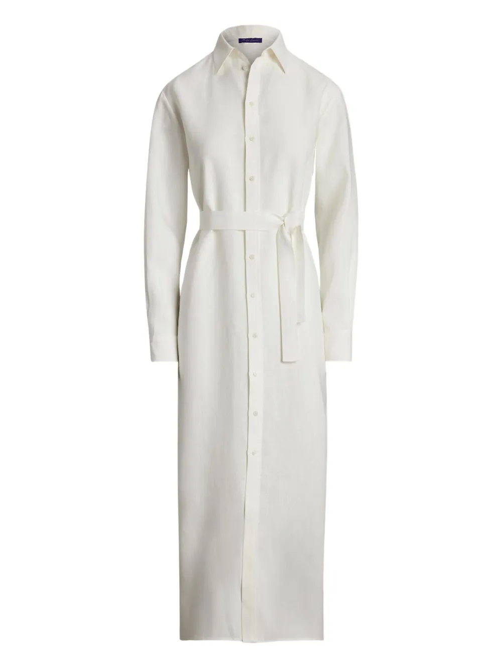 Ralph Lauren Collection Blousejurk met ceintuur Wit