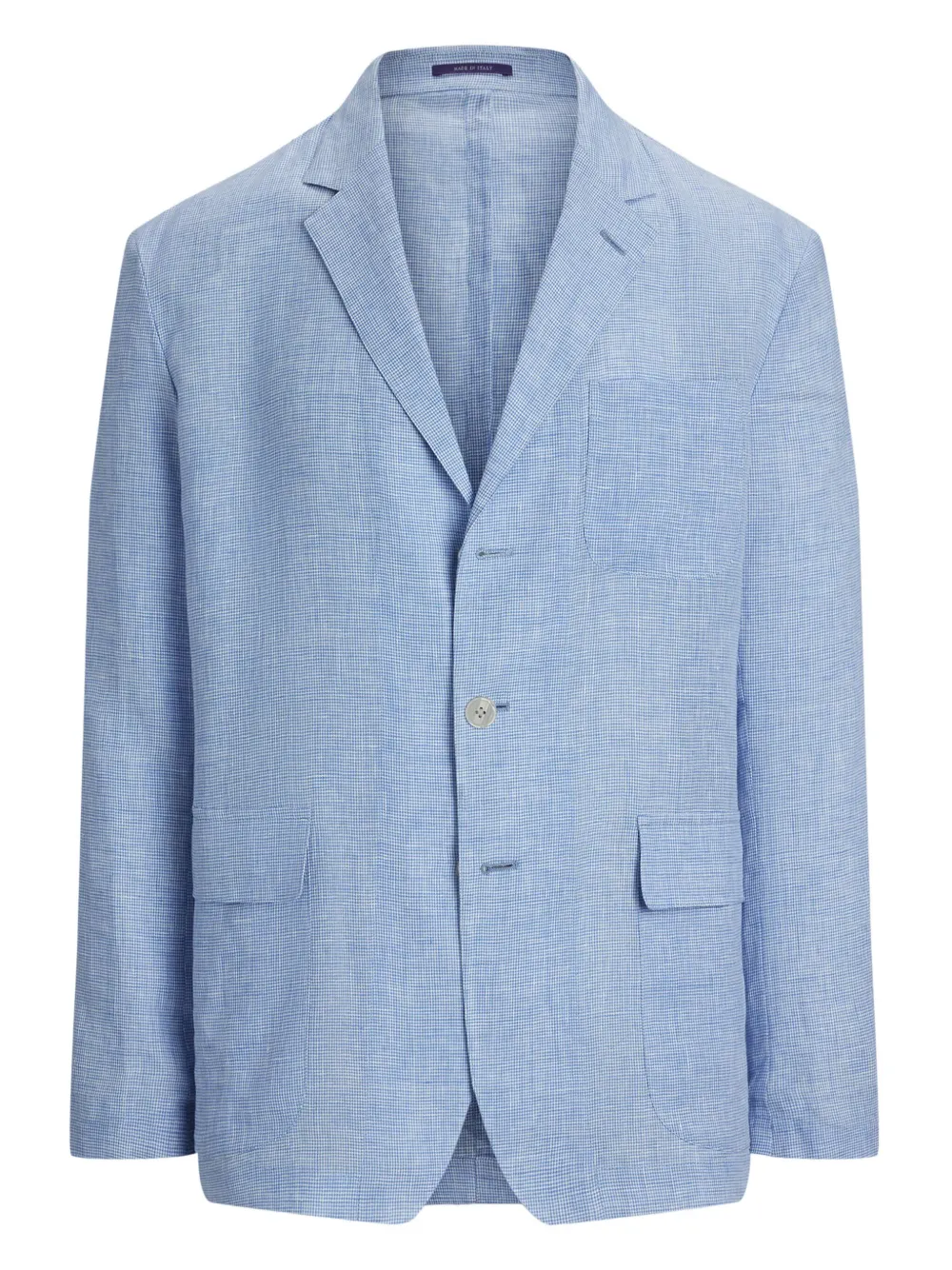 Ralph Lauren Purple Label Blazer met enkele rij knopen Blauw