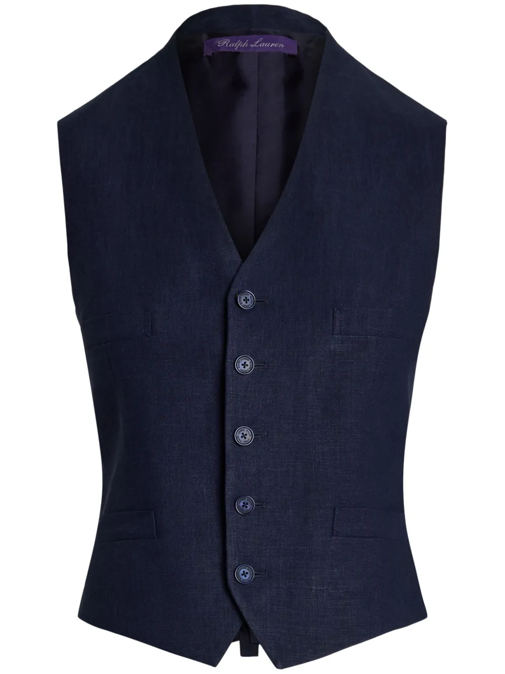 Ralph Lauren Collection Vest met V-hals Blauw