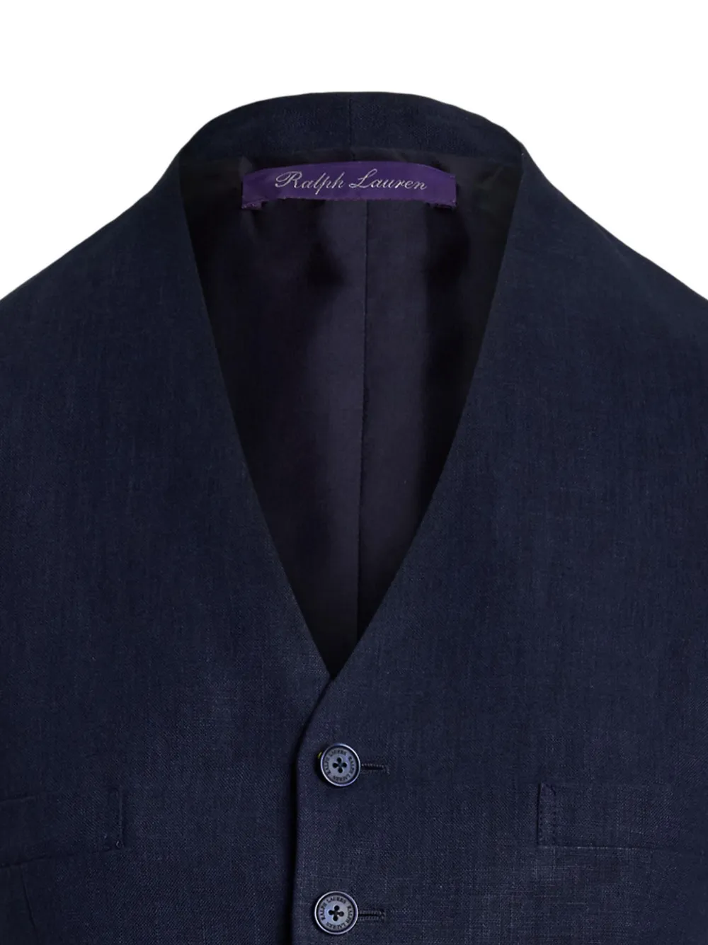 Ralph Lauren Collection Vest met V-hals Blauw