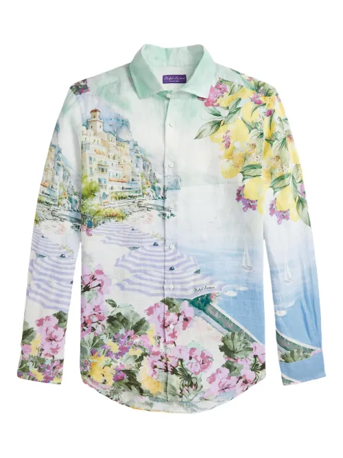 Chemise en lin - Ralph Lauren Purple Label - Modalova